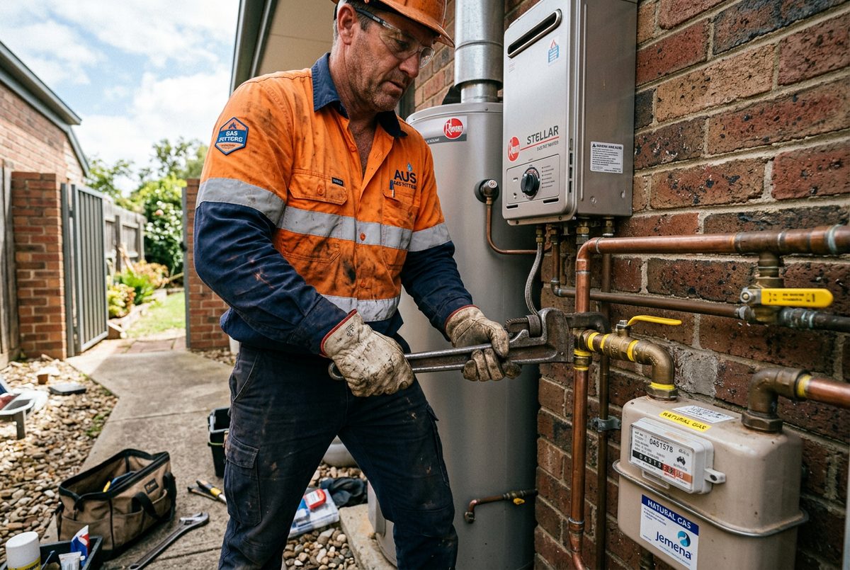 Gas Fitter professional at work