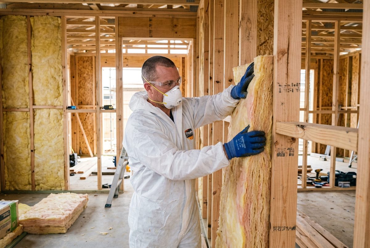 Insulation Installer professional at work